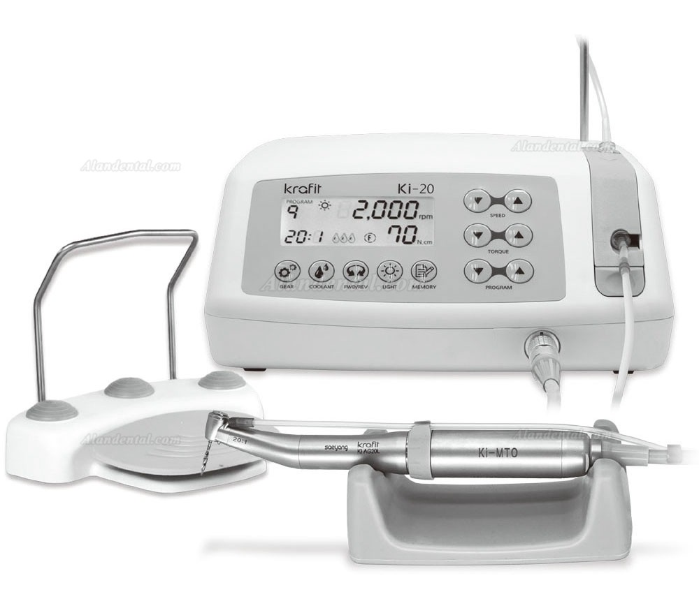 SAEYANG Krafit Ki-20 Implant Surgery Motor System With 20:1 Fiber Optic Implant Handpiece